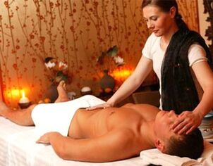 Massaggio con prostatite