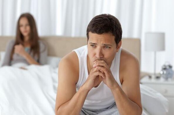 Impotenza negli uomini con prostatite