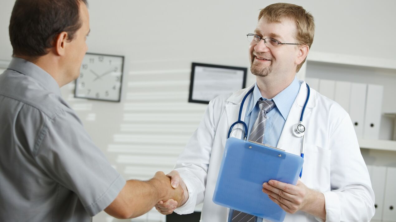 Consultazione con uno specialista in prostatite